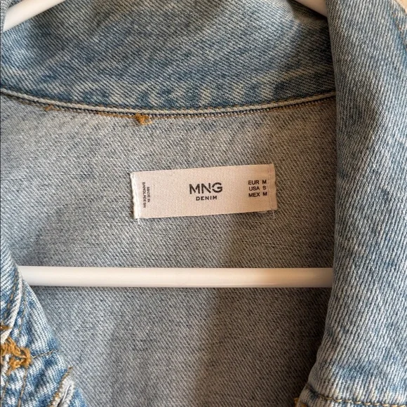 Mango Women’s Oversized Denim Jacket - Picture 2 of 3